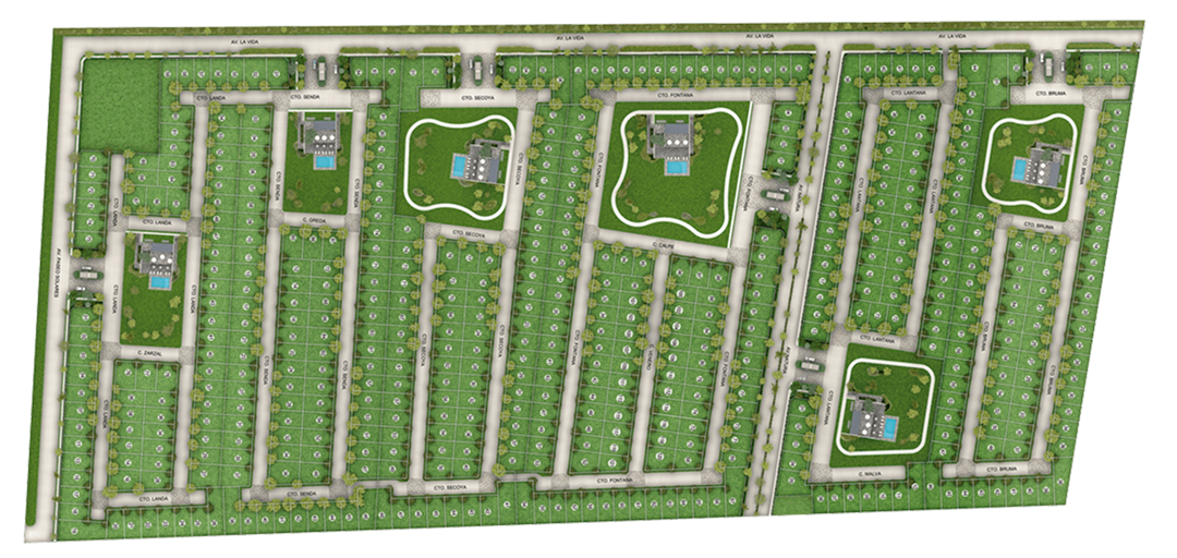 Mapa del proyecto Privanza Hábitat